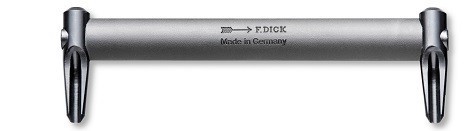 Dick Doppelseitiger Unterhauer NEUE VERSION, 155 x 45 mm schwarz