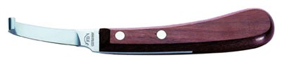 Hufmesser ASCOT 2491 rechts-kurz-schmal Klinge aus Spezial-Carbonstahl Santos-Holzgriff