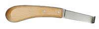 Hauptner 40591 Hufmesser links mit einfachem Holzheft, 65mm